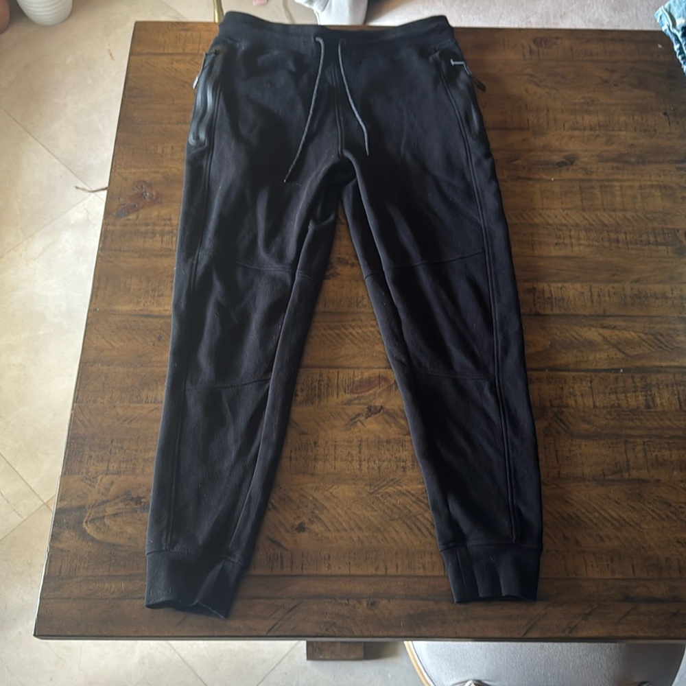 Black Champs brand sweatpants